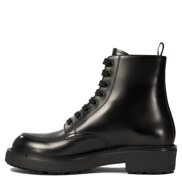 Prada Brushed Leather Ankle Boots UK 7 Men - Picture 3 of 5